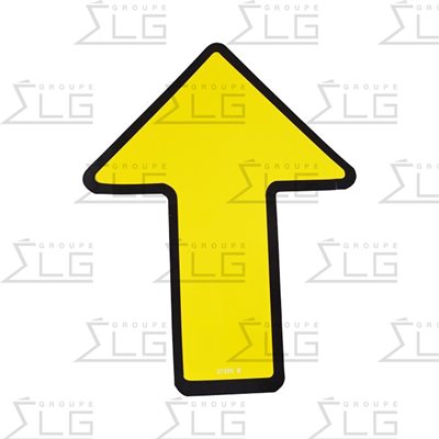 "DECAL,ARROW YELLOW LRG 9""" ---P