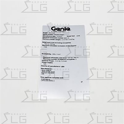 SERIAL # LABEL,MYLAR 4X8*** ---P