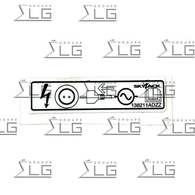 DECAL - CONNECT AC SUPPLY ---P