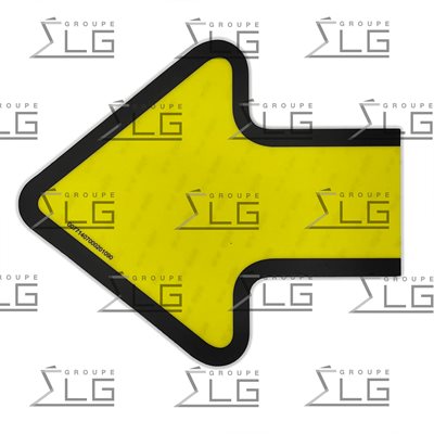 DECAL FLECHE JAUNE