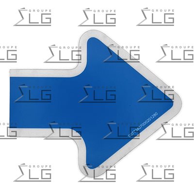 DECAL FLECHE BLEU