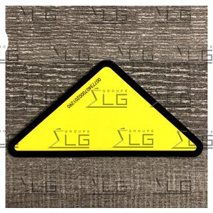 DECAL TRIANGLE JAUNE