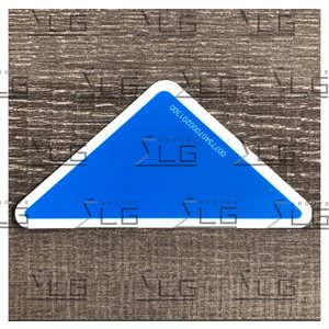 DECAL TRIANGLE BLEU