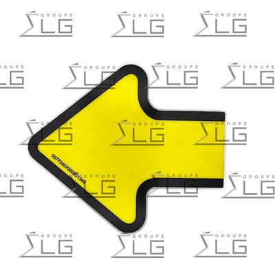 DECAL FLECHE JAUNE