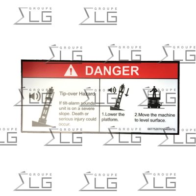 decall tip-over hazard