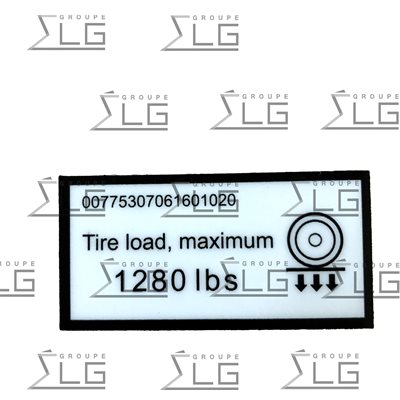 decall tire load max