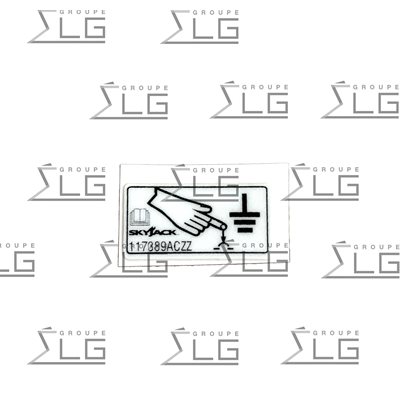 Label, VL, Ground Reset Stock