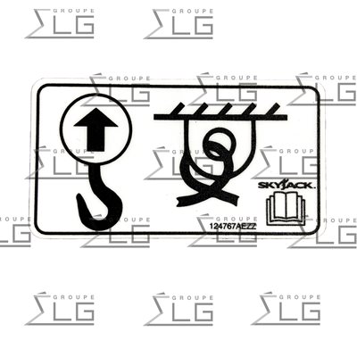 Label, VL, Lift Point / Tie Dow